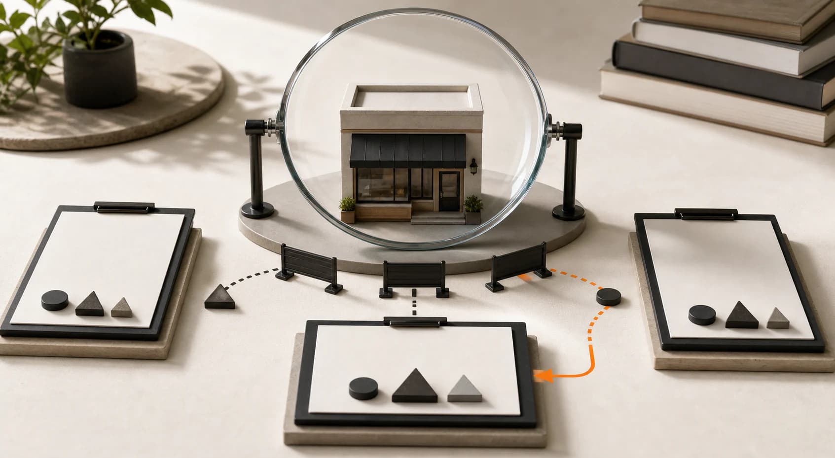 A storefront model being evaluated through a structured franchise diagnostic