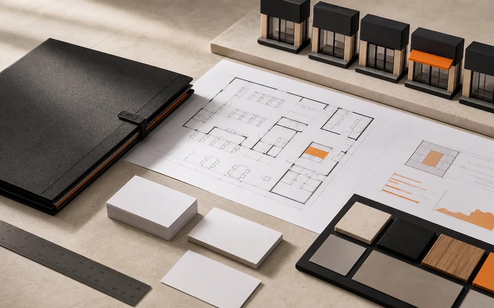 Franchise planning documents and modular retail rollout models